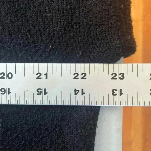 SIONI Blk VNeck sweater Sequin Fringe Detail LongSleeve M whimsigoth SWIFTY glam - Picture 8 of 8